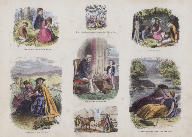Page from the Attractive Picture Book by English School