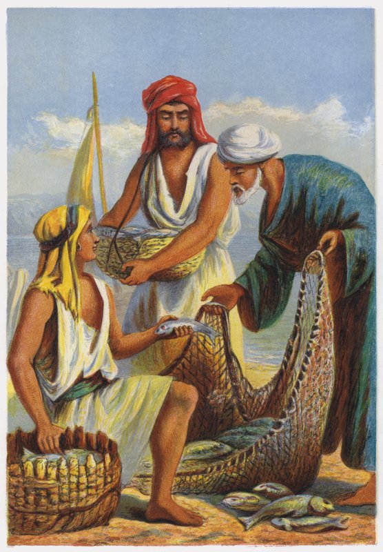Parables of Jesus Christ: A Net Cast Into The Sea by English School