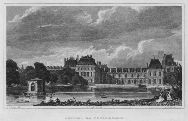 Paris, Chateu De Fontainbleau by English School