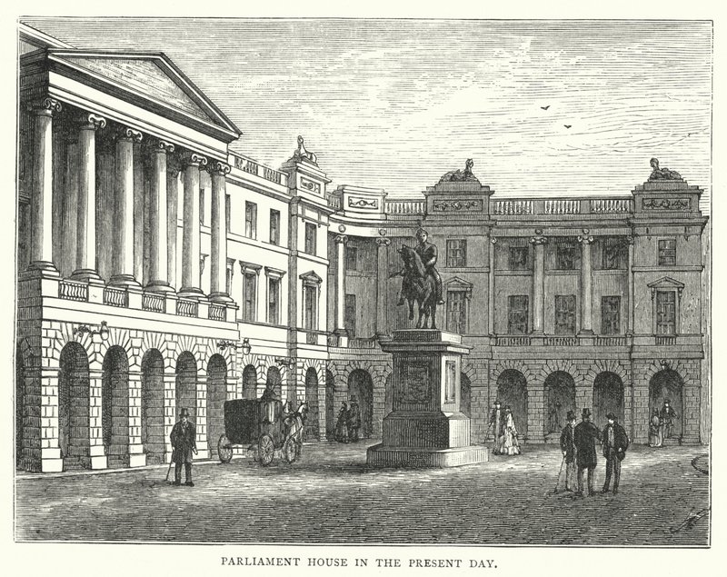 Parliament House in the Present Day by English School
