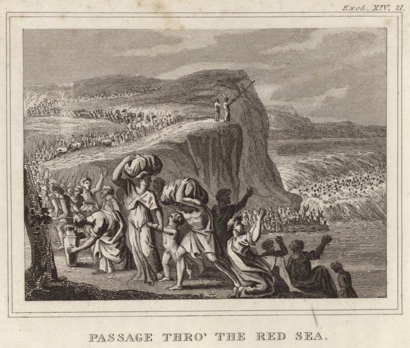 Passage Through the Red Sea by English School