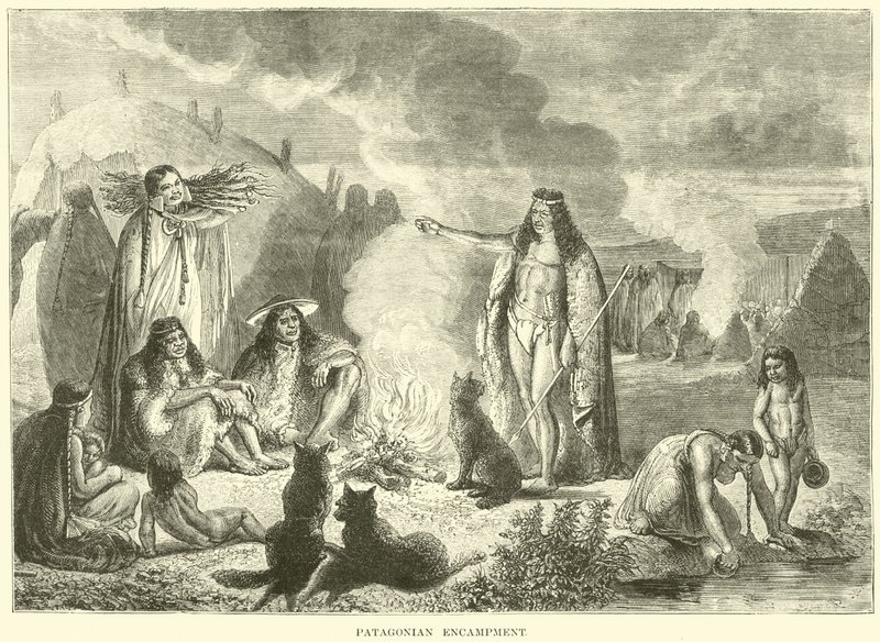 Patagonian Encampment by English School
