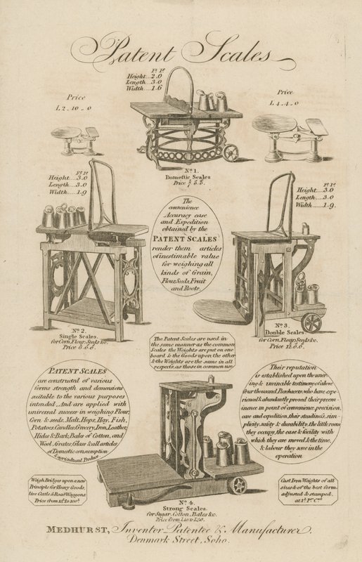 Patent Scales by English School