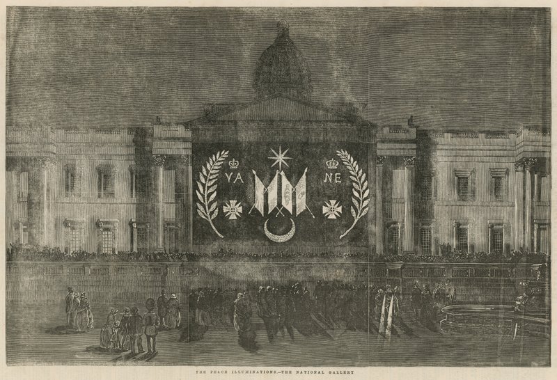 Peace Illuminations Adorning the National Gallery by English School