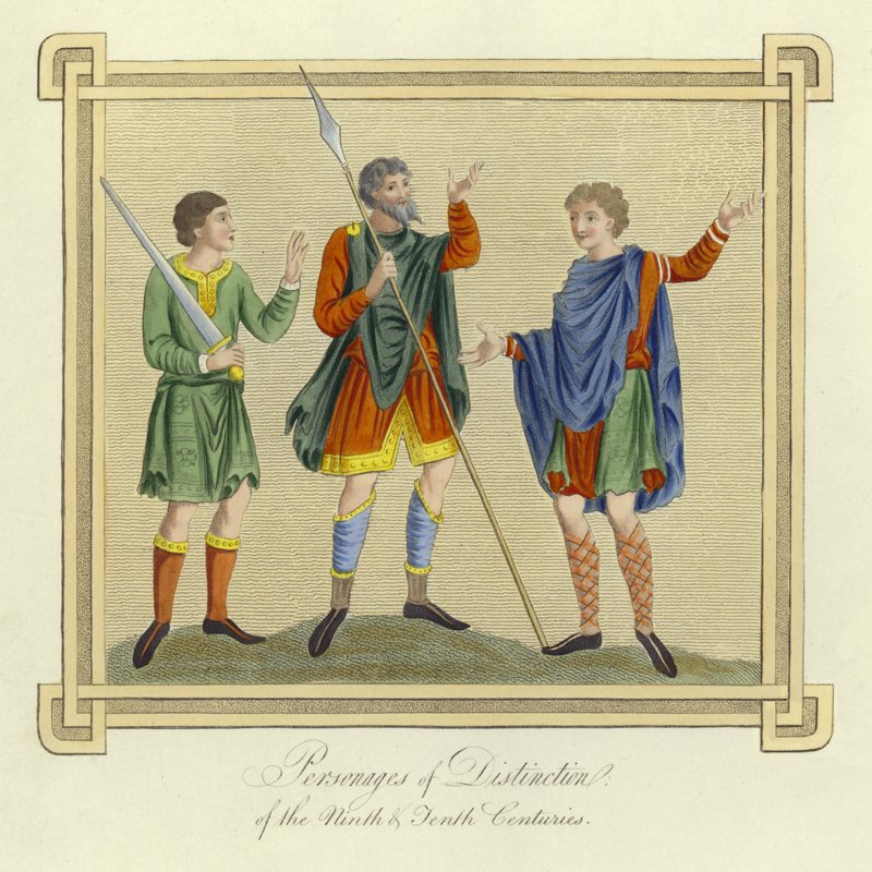 Personages of Distinction of the 9th and 10th Centuries by English School