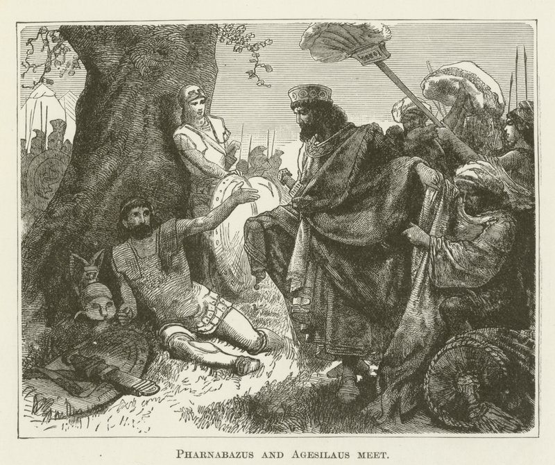 Pharnabazus and Agesilaus meet by English School