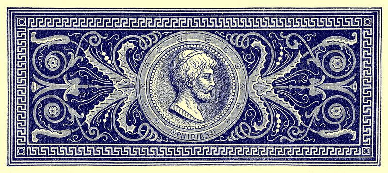 Phidias, Illustration from History of Rome by Victor Duruy, Published 1884 by English School