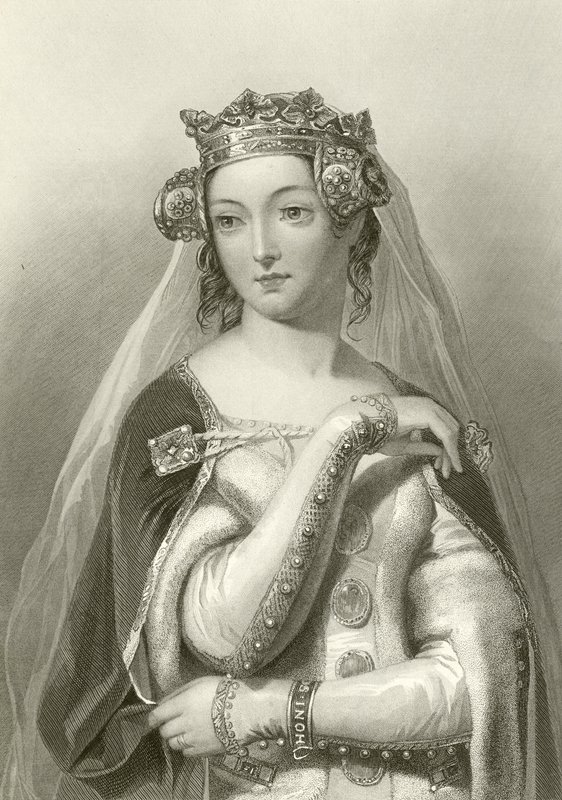 Philippa of Hainault, Consort of King Edward III by English School