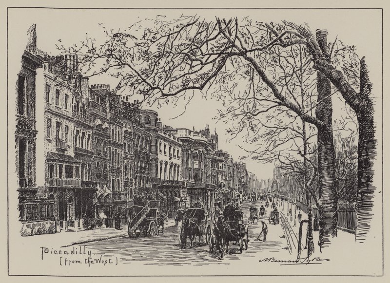 Piccadilly, from the West by English School