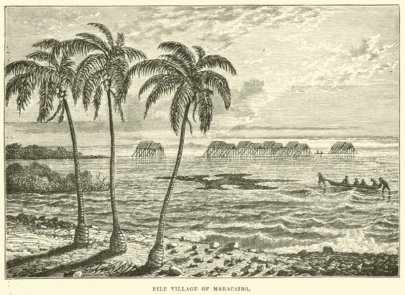 Pile village of Maracaibo by English School