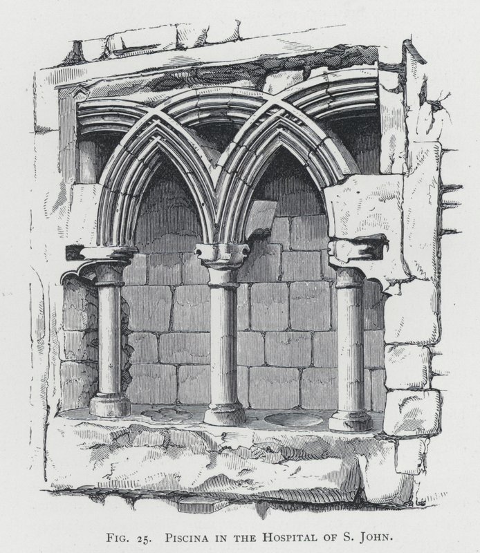 Piscina in the Hospital of S John by English School