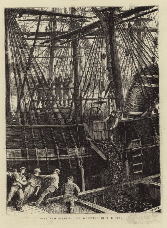 Pits and Pitmen - Coal Whipping in the Pool by English School