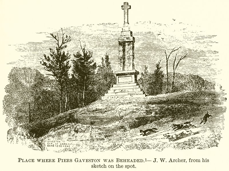 Place Where Piers Gaveston Was Beheaded by English School