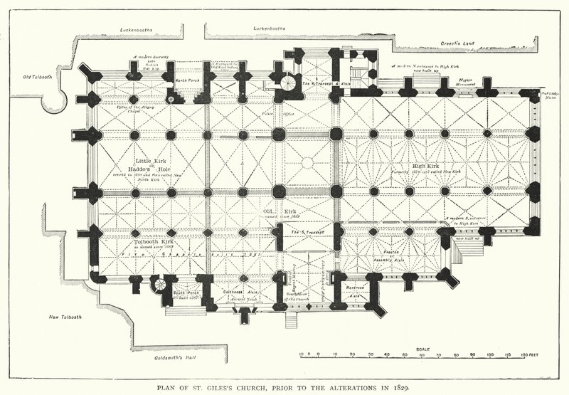 Plan of St Giles