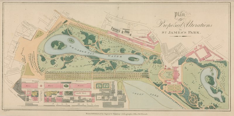 Plan of the proposed alterations to St James