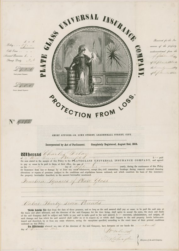 Plate Glass Universal Insurance Company by English School