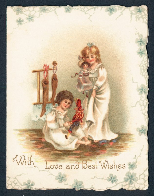 Playing with Dolls by English School