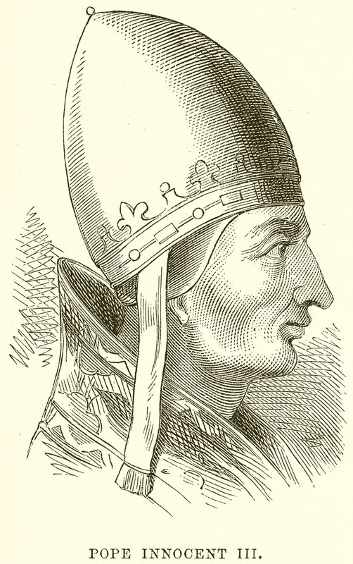 Pope Innocent III by English School
