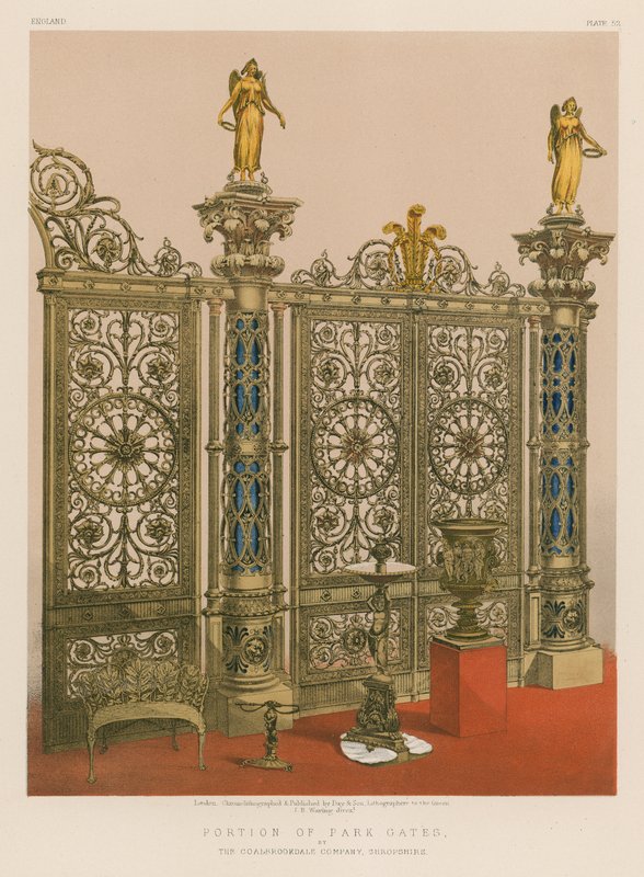 Portion of Park Gates by English School