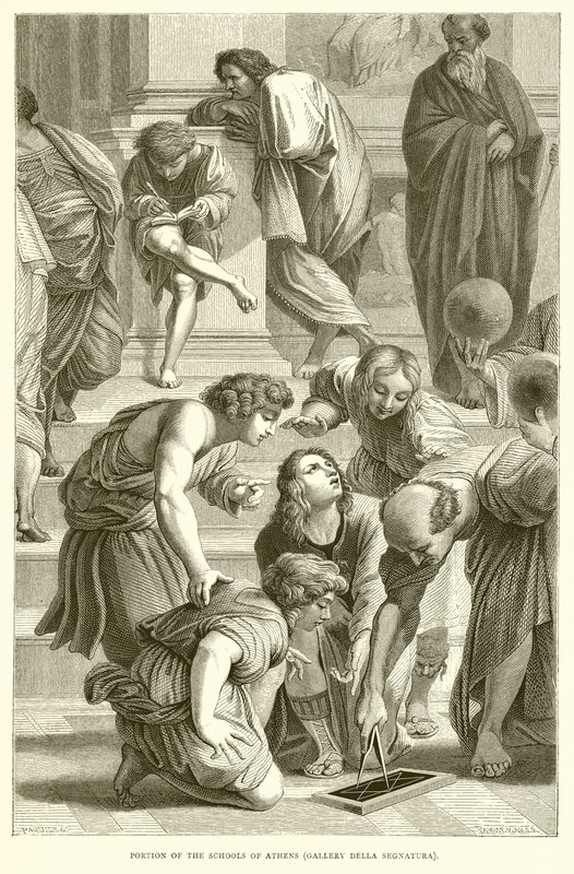 Portion of the Schools of Athens by English School