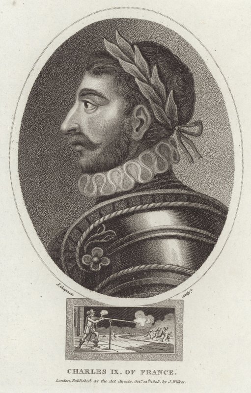 Portrait of Charles IX of France by English School