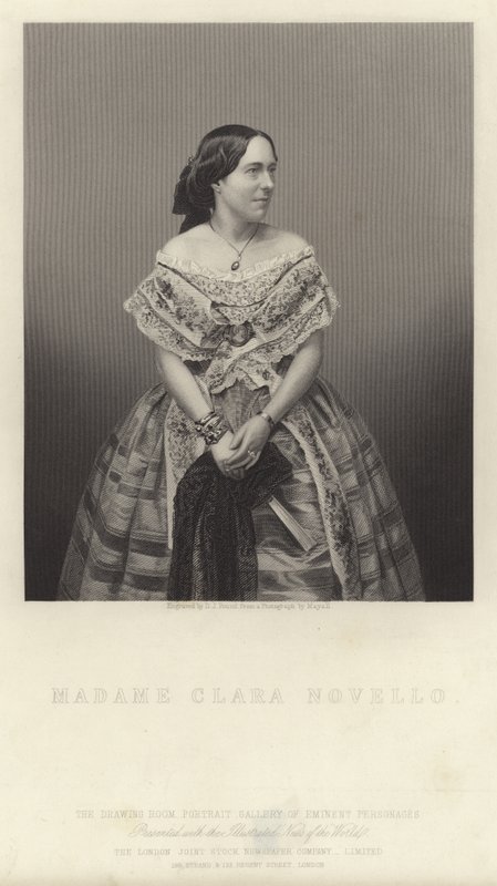 Portrait of Clara Novello by English School