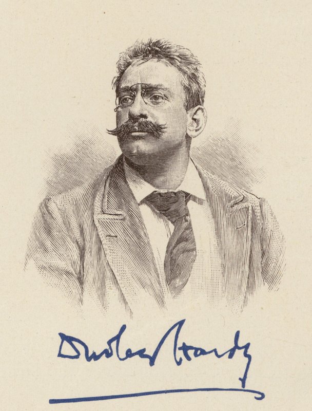 Portrait of Dudley Hardy, Caricaturist by English School