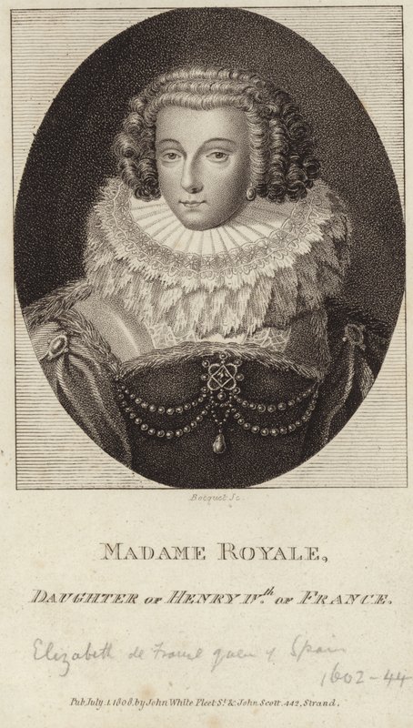 Portrait of Elisabeth of France by English School