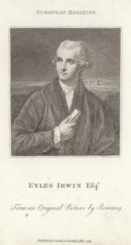 Portrait of Eyles Irwin by English School