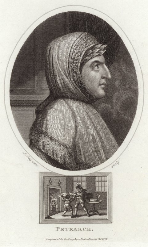 Portrait of Francesco Petrarch by English School
