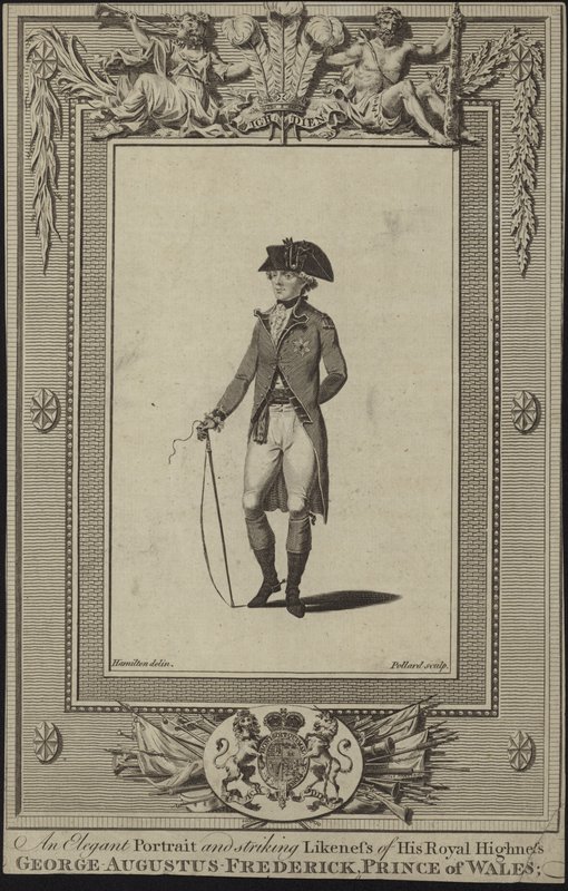 Portrait of George Augustus Frederick, Prince of Wales by English School