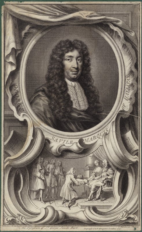 Portrait of George Savile, Marquess of Halifax by English School