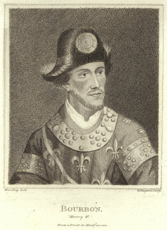 Portrait of Henry V, House of Bourbon by English School