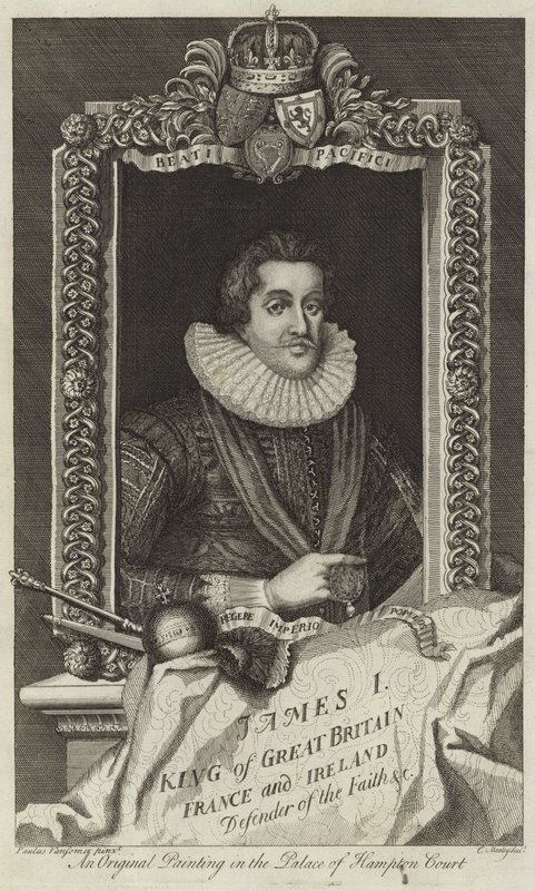 Portrait of James I of Great Britain and Ireland by English School