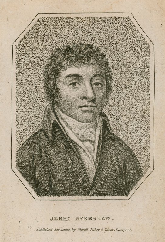 Portrait of Jerry Avershaw by English School