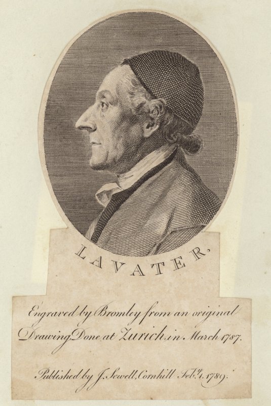 Portrait of Johann Kaspar Lavater by English School