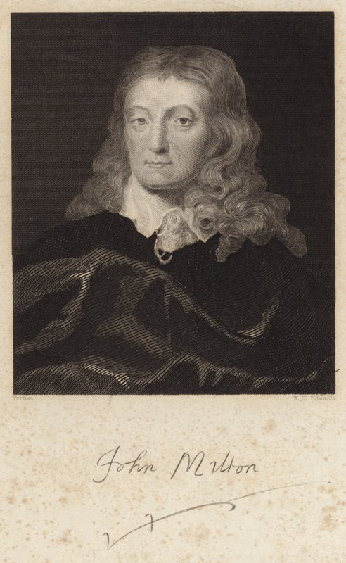 Portrait of John Milton by English School