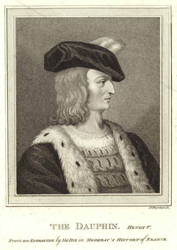 Portrait of King Henry V of France by English School