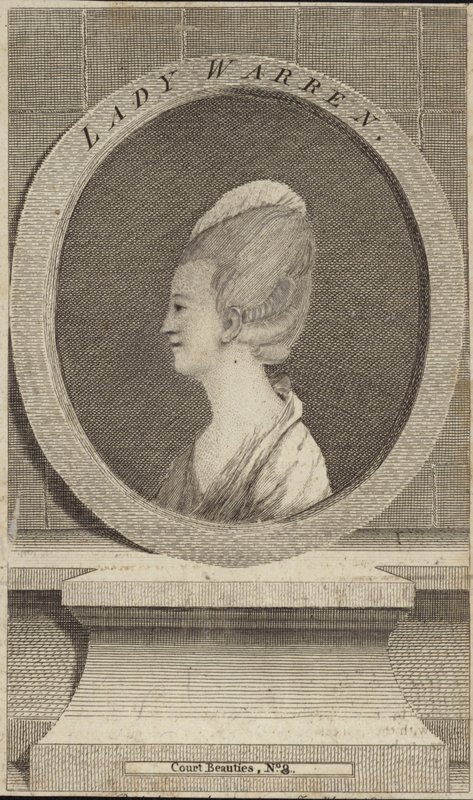 Portrait of Lady Warren by English School