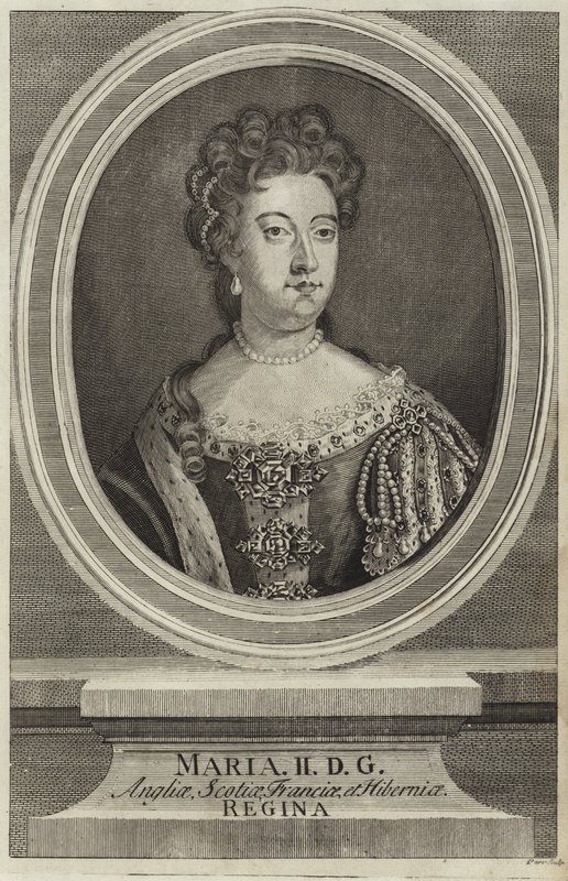 Portrait of Mary II of England by English School