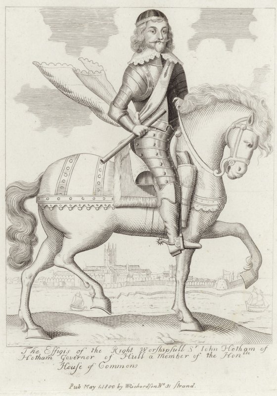 Portrait of Sir John Hotham the Younger by English School