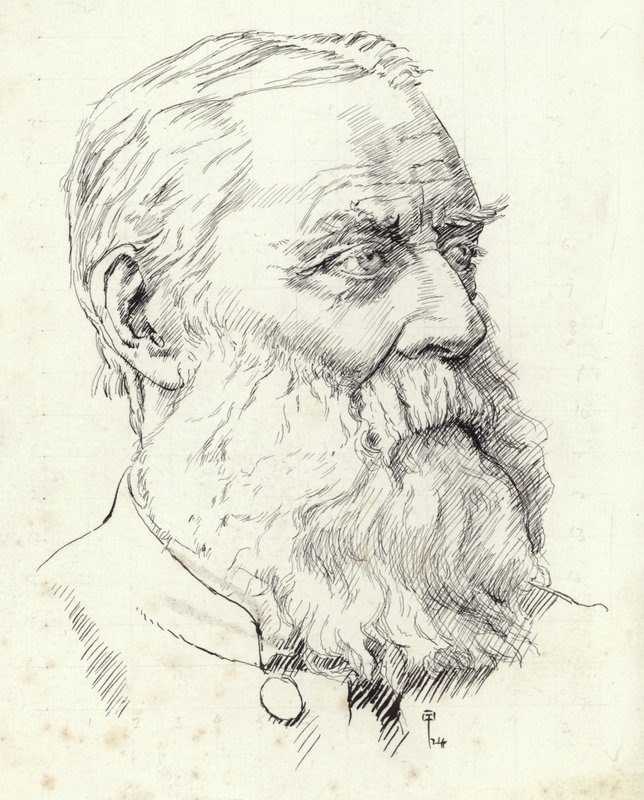 Portrait of Walter Skeat by English School