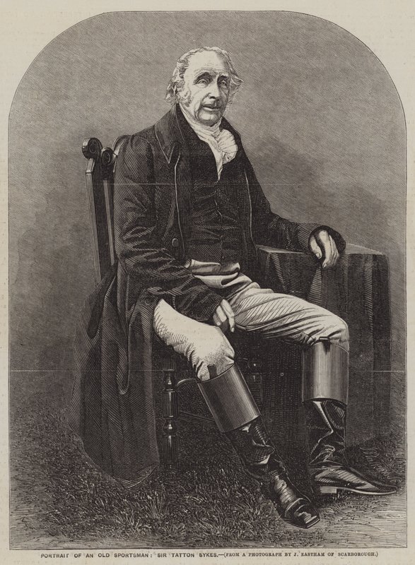 Portrait of an Old Sportsman, Sir Tatton Sykes by English School