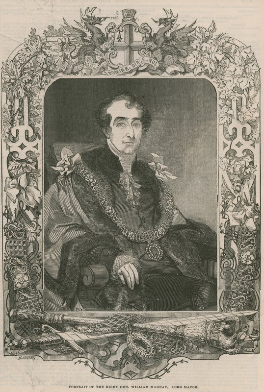 Portrait of the Right Honourable William Magnay, Lord Mayor by English School