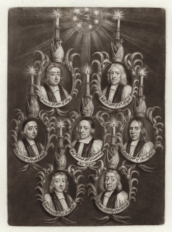 Portrait of the Seven Bishops by English School