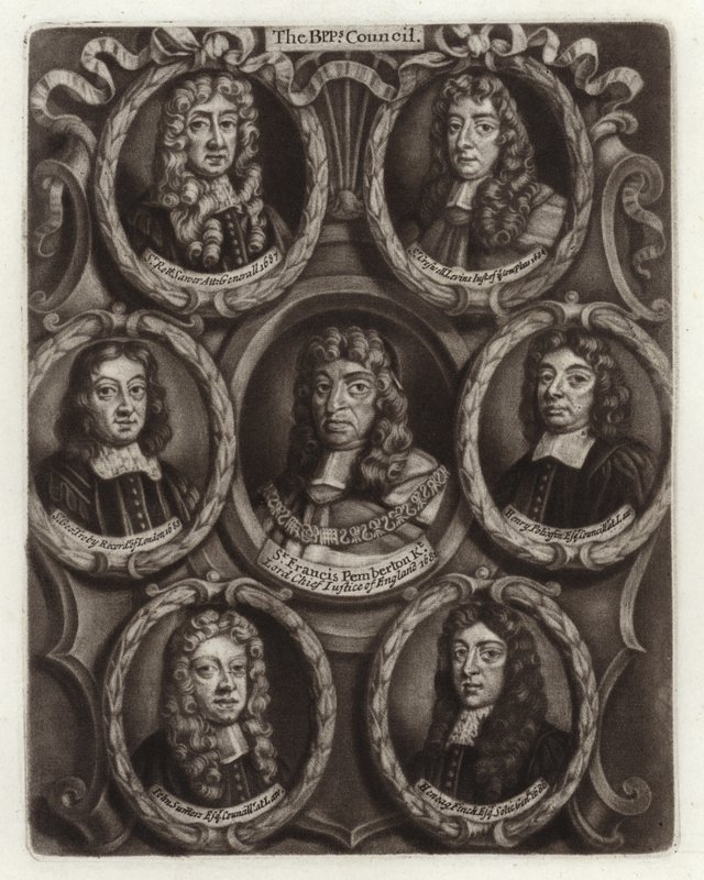 Portraits of The Bishops Counsel by English School