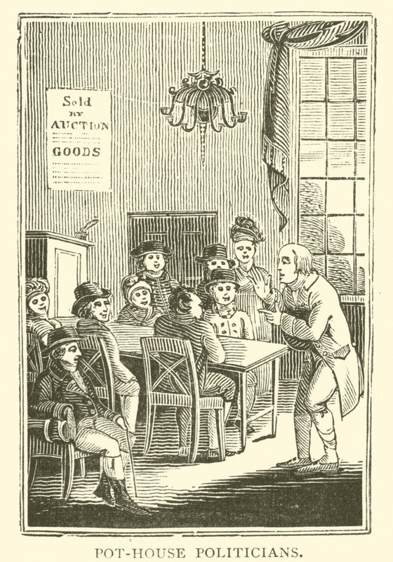 Pot house politicians by English School