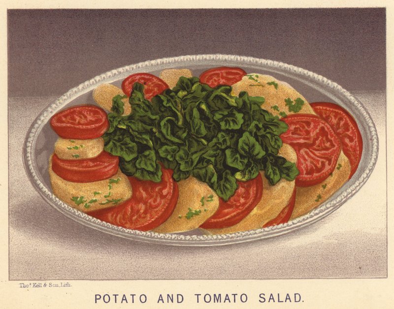 Potato and Tomato Salad by English School