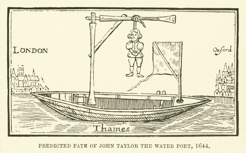 Predicated fate of John Taylor the water poet by English School