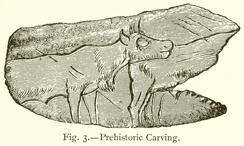 Prehistoric Carving by English School